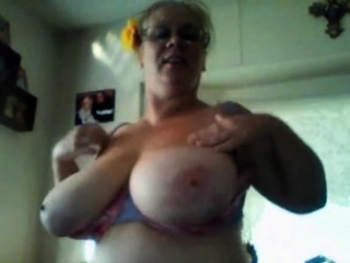 Granny careful bulky bosom webcam