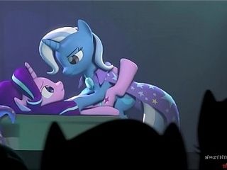 MLP 3 dimensional FUTA PONIES STARLIGHT GLIMMER X TRIXIE SFM SOURCE FILMMAKER animation 3 dimensional pornography games